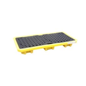 Industrial 2 Drum Chemical Spill Pallet | HDPE Spill Containment Platform for 55 Gallon Drums 1