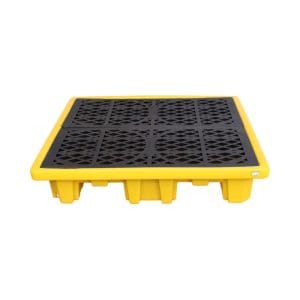 Heavy Duty 4 Drum Spill Pallet | High Capacity HDPE Containment Pallet Supplier