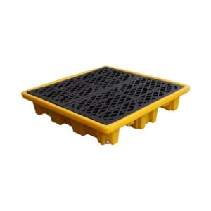 Heavy Duty 4 Drum Spill Pallet | High Capacity HDPE Containment Pallet Supplier