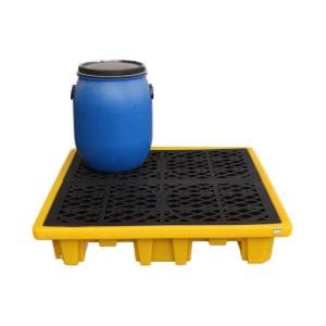 Heavy Duty 4 Drum Spill Pallet | High Capacity HDPE Containment Pallet Supplier