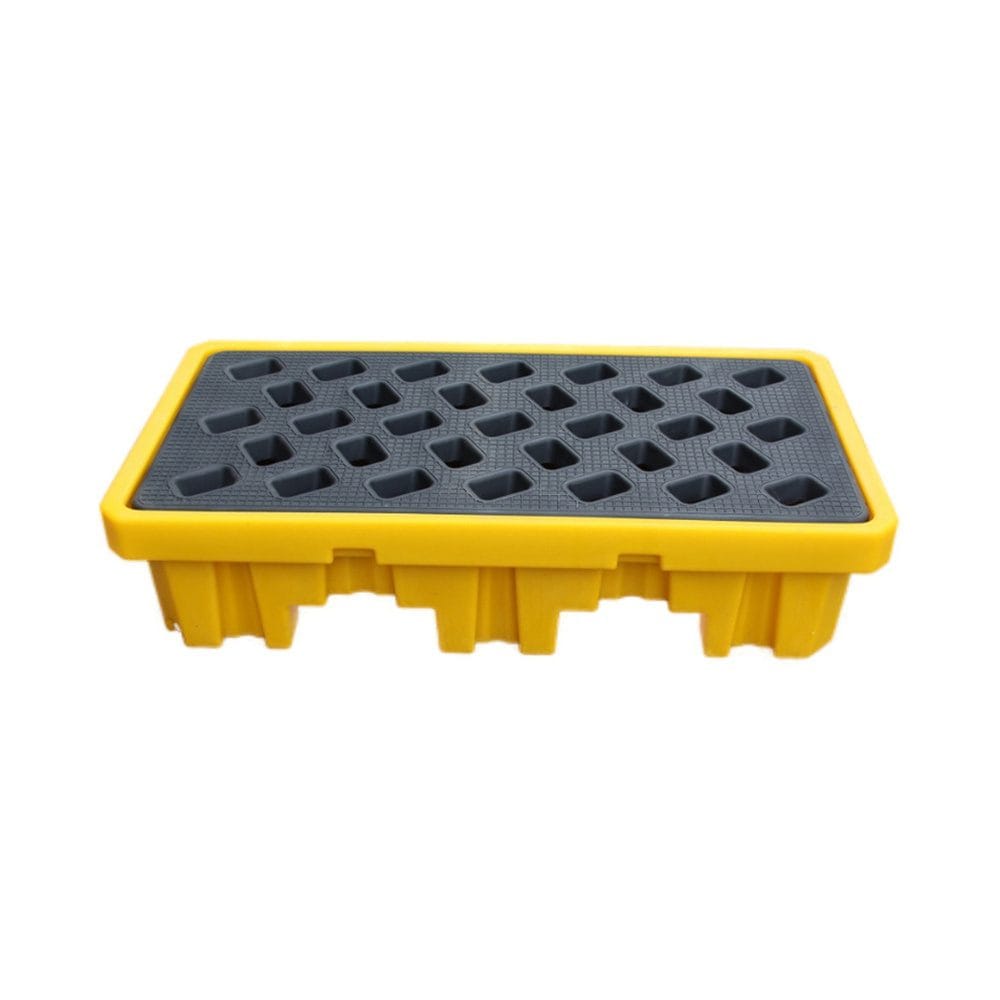 2 Drum Spill Containment Tray | Heavy Duty HDPE Secondary Containment for 55 Gallon Drums 1