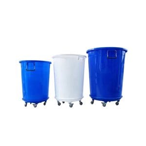 Mobile Plastic Trash Bin with Wheels 100L 160L 280L | Heavy Duty HDPE Waste Bin